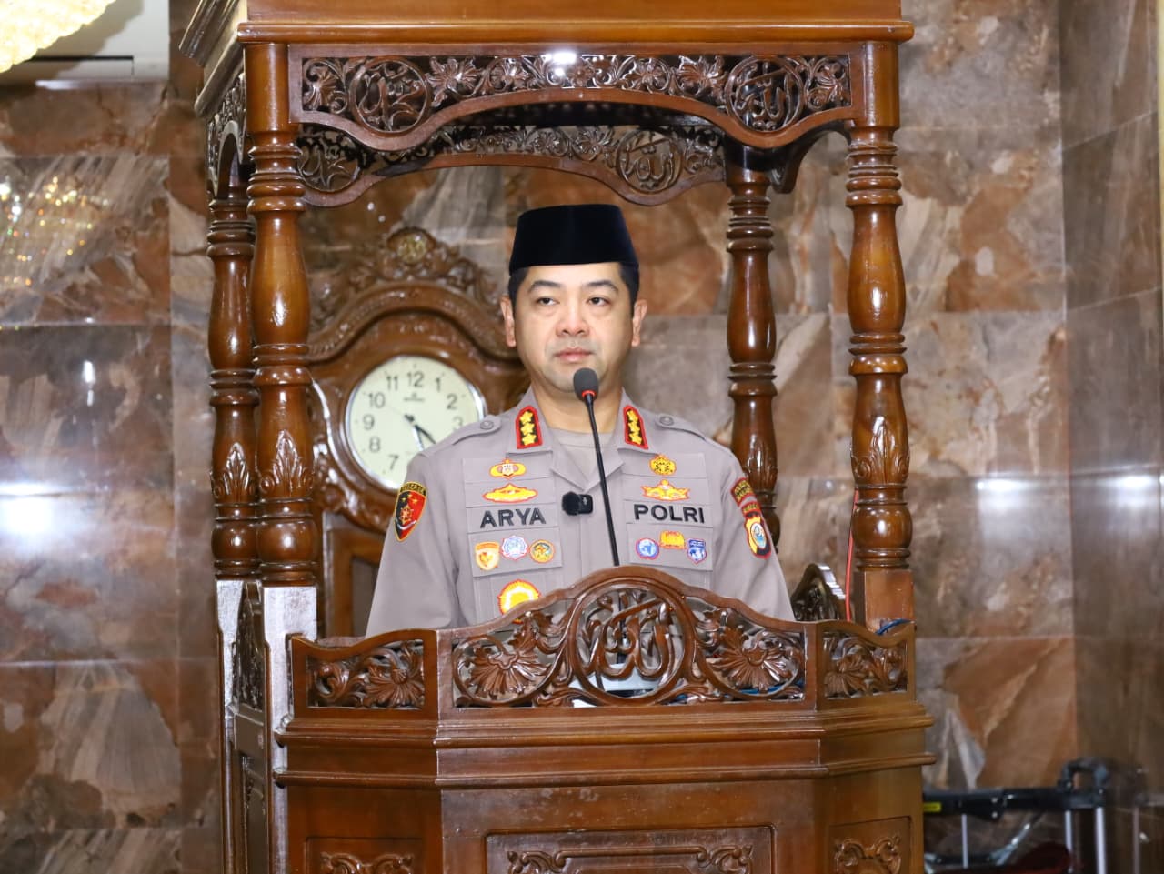 Subuh Keliling Kapolrestabes Makassar di Kecamatan Manggala, Dorong Kepedulian Warga Ciptakan Situasi Kondusif