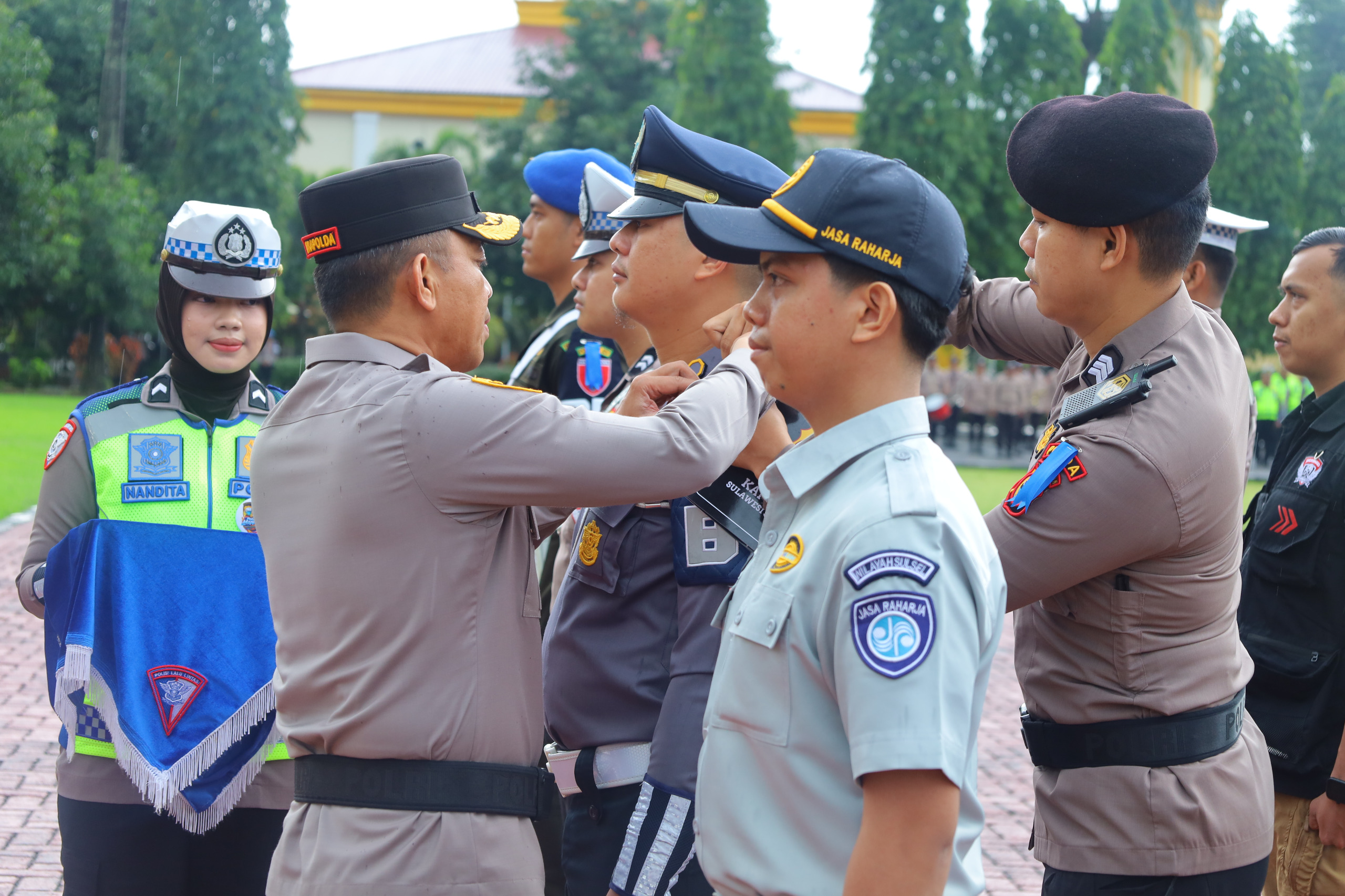 Wakapolda Sulsel Pimpin Apel Gelar Pasukan Operasi Keselamatan Pallawa 2026