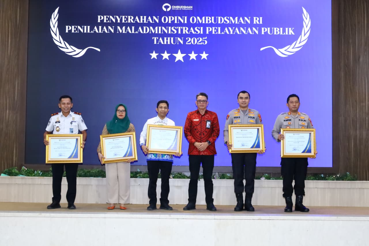 Polrestabes Makassar Raih Predikat Sangat Terbaik Dalam Pelayanan Publik Dari Ombudsman