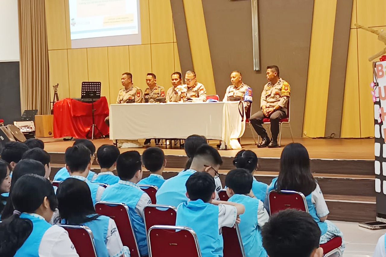 Kapolsek Ujung Pandang Edukasi Pelajar Jauhi Bullying dan Narkoba
