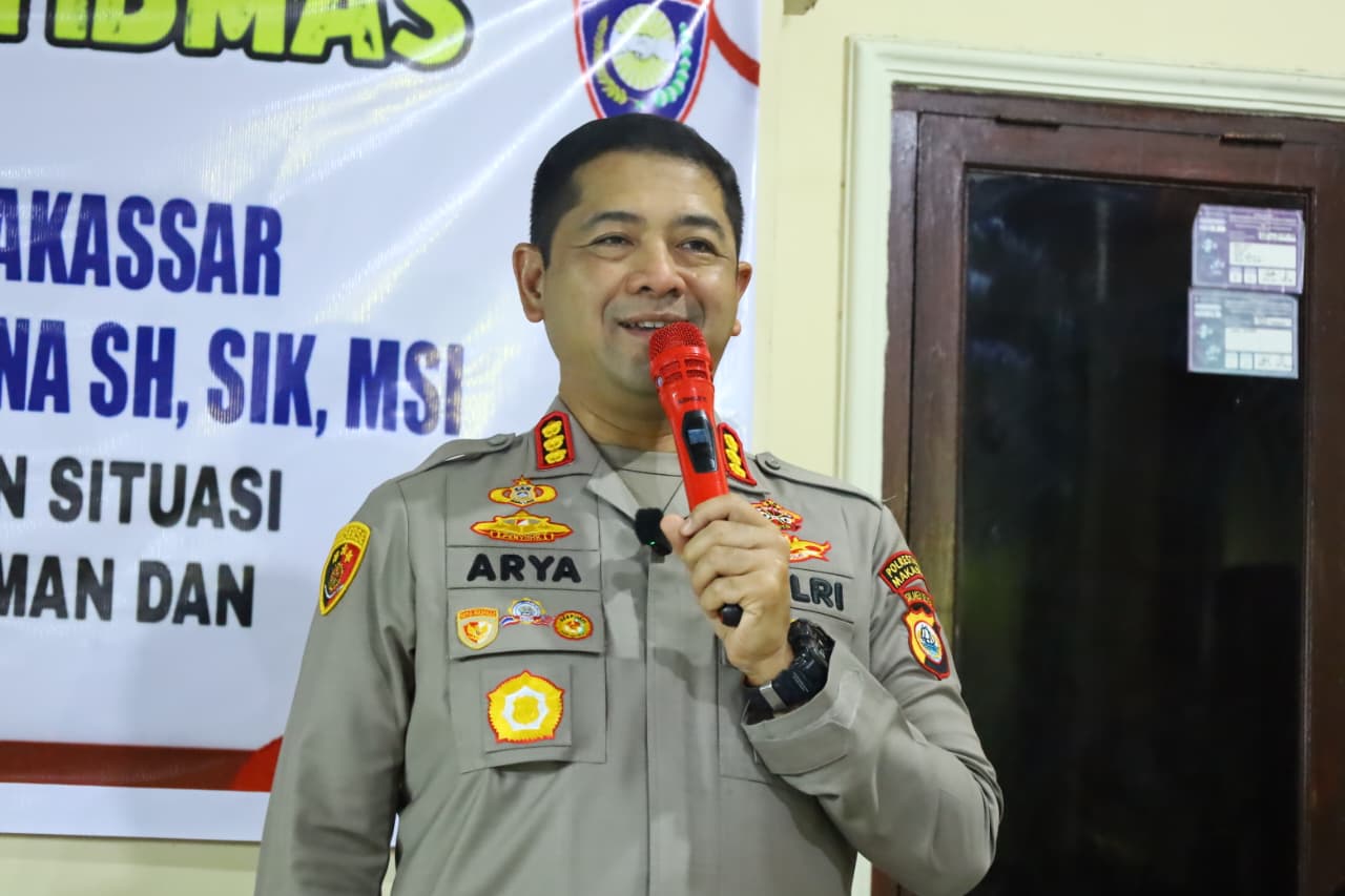 Serap Aspirasi Masyarakat, Kapolrestabes Makassar Gelar Ngopi Kamtibmas di Buakana Rappocini