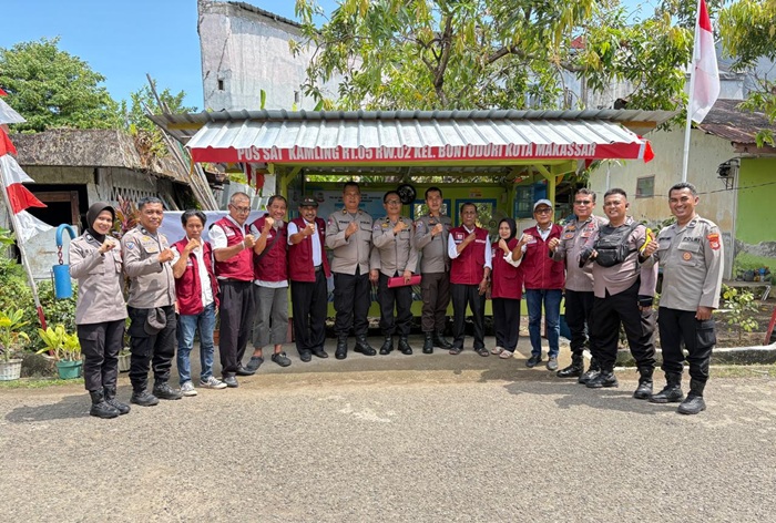 Tim Penilai Lomba Pos Kamling Sat Binmas Polrestabes Makassar Kunjungi Wilayah Polsek Tamalate