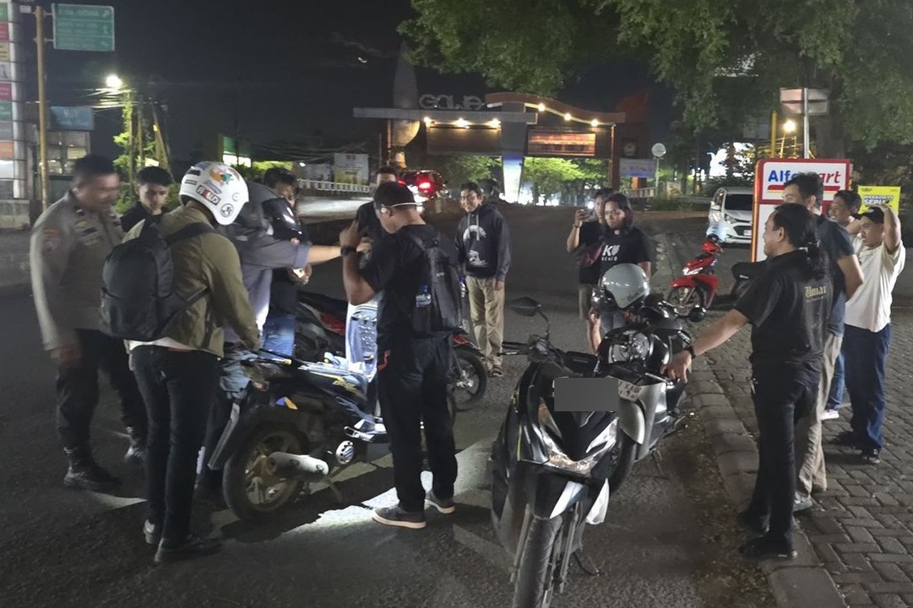 Polsek Rappocini Perketat Patroli Dini Hari Antisipasi Geng Motor di Perbatasan Kota Makassar