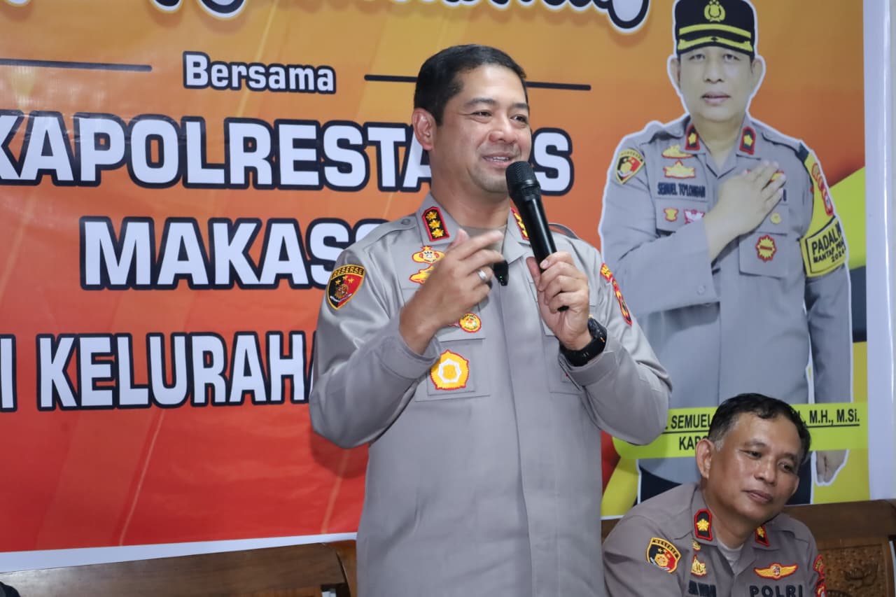 Ngopi Kamtibmas bersama Kapolrestabes Makassar, Warga Bitowa Curhat Soal Geng Motor hingga Kemacetan