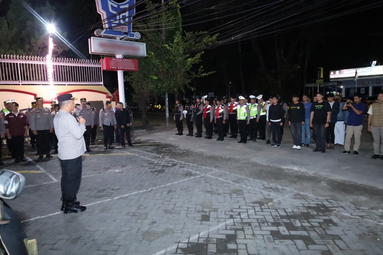 Polrestabes Makassar Gencarkan Patroli Dini Hari Antisipasi Kriminalitas Jalanan
