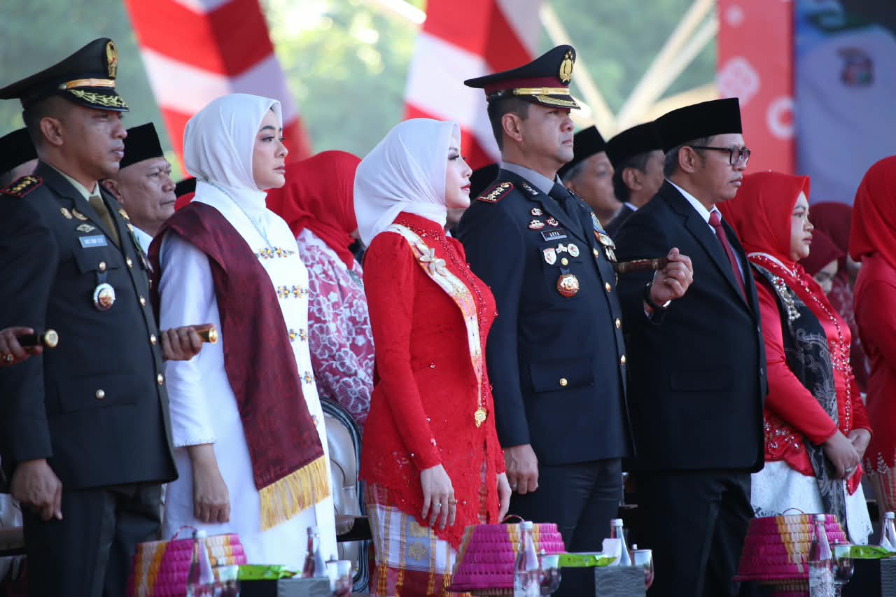 Kapolrestabes Makassar Hadiri Upacara HUT ke-81 Kemerdekaan RI di Lapangan Karebosi